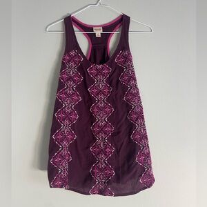 Mossimo Supply Co Purple Aztec Tank